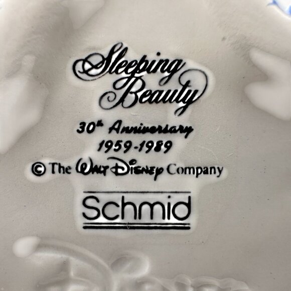 Disney Aurora Sleeping Beauty 1989 30th Anniversary Porcelain Fig By Schmid VTG - Picture 10 of 12